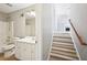 Bright bathroom featuring a vanity with a sink, a toilet, and a shower with a tub combination at 1900 Foster Trace Ct, Lawrenceville, GA 30043
