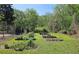 Fenced community garden with raised planting beds at 311 Peachtree Hills Ne Ave # 17C, Atlanta, GA 30305