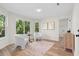 Bright sitting area with modern decor, and natural light at 9347 Haley Ct, Jonesboro, GA 30238