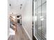 Inviting hallway with wood-style floors that leads to the spacious living area at 1546 Silvaner Nw Ave # 20, Kennesaw, GA 30152