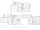 Detailed floor plan of the home with multiple levels, including bedrooms, kitchens and living spaces at 300 Radner Run, Lawrenceville, GA 30043
