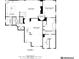 Second floor plan displaying kitchen, living room, dining room, primary bedroom, bathrooms, and walk-in closet at 3311 Keenland Rd, Marietta, GA 30062