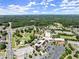Expansive aerial view showcasing a vibrant commercial district with lush green spaces and bustling streets at 3932 Boston Common St, Suwanee, GA 30024