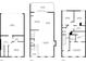 Detailed floor plan showcasing the layout of a multi-story house at 3932 Boston Common St, Suwanee, GA 30024