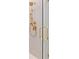 Close-up of shower featuring gold hardware and bright subway tile at 3932 Boston Common St, Suwanee, GA 30024