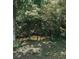 A creek can be seen through the trees, showing the natural landscape around the property at 412 Nickajack Retreat Ln, Smyrna, GA 30082