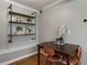 Cozy dining area featuring stylish shelving and a dining table with seating at 880 Glendale Ne Ter # 9, Atlanta, GA 30308