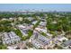 Extensive aerial shot displaying city skyline views, residential areas, commercial buildings, and plentiful trees at 1326 Metropolitan Se Ave, Atlanta, GA 30316