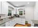 A bright kitchen with granite countertops, white cabinetry, stainless appliances, and natural light at 1326 Metropolitan Se Ave, Atlanta, GA 30316