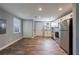 Newly renovated kitchen boasts stainless steel appliances and attractive backsplash at 2077 Perkerson Rd, Atlanta, GA 30310