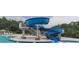 Community pool slide at a neighborhood with pool features at 815 Commerce Trl, Canton, GA 30114