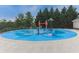 Community splash pad with castle water feature for ' summer fun at 815 Commerce Trl, Canton, GA 30114