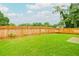 Lush backyard with privacy fence offering ample green space at 90 Cerro St, Atlanta, GA 30314