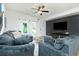 The living room features a modern decor, ceiling fan, and spacious design at 90 Cerro St, Atlanta, GA 30314