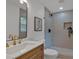 Bathroom with shower and sink at 2637 Crestdale Se Cir, Atlanta, GA 30316