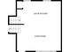 Floor plan showcasing an open-concept layout with eat-in kitchen and living room at 2637 Crestdale Se Cir, Atlanta, GA 30316