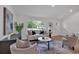 Comfortable living room with stylish decor, hardwood floors, and a large window view at 2637 Crestdale Se Cir, Atlanta, GA 30316