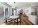 Open dining area with modern furnishings and fireplace views at 602 Davenport Pl, Canton, GA 30115