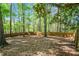 Private, fenced backyard offers a peaceful retreat with mature trees at 1618 Cooper Lake Se Rd, Smyrna, GA 30082