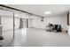 Finished basement with a dedicated work area and space for entertaining at 1618 Cooper Lake Se Rd, Smyrna, GA 30082