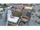 Commercial area with a mix of buildings, parking, and green spaces at 498 Trip St, Grayson, GA 30017