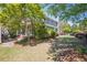 Spacious landscaped backyard with plenty of natural light, a grill and patio area, and lots of healthy foliage at 498 Trip St, Grayson, GA 30017