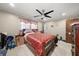 Classic bedroom with traditional furniture and lots of space for storage and relaxation at 3127 Hidden Forest Dr, Snellville, GA 30078