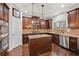 Well-appointed kitchen featuring granite countertops, stainless steel appliances, and a center island at 3599 Bellmonte Dr, Atlanta, GA 30337