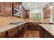 Modern kitchen with granite countertops, stainless steel appliances, and ample cabinet space at 3599 Bellmonte Dr, Atlanta, GA 30337