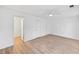 Spacious bedroom with ceiling fan, closet, and neutral walls offering a versatile living space at 6703 Gallant Se Ct, Mableton, GA 30126