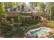 Expansive backyard featuring a large pool, deck, and lush greenery at 2000 Old Dominion Rd, Atlanta, GA 30350