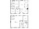 Detailed two-story floor plan showcasing the layout with bedrooms, bathrooms, living areas, and kitchen at 7240 Raintree Loop, Jonesboro, GA 30236