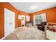 Brightly painted room with carpet flooring and neutral white accents that creates a playful and cheerful atmosphere at 1902 Glen Ivy, Marietta, GA 30062