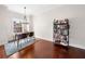 Dining room featuring hardwood floors, neutral walls, and a view out the window at 1902 Glen Ivy, Marietta, GA 30062