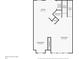 Floor 2 plan featuring kitchen, laundry, bathroom, dining room, and living room with fireplace at 1902 Glen Ivy, Marietta, GA 30062
