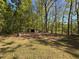 Backyard with lots of trees that provide ample privacy at 5130 English Dr, Cumming, GA 30041