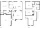 Detailed floor plan showcasing the layout of the home's living spaces, bedrooms, bathrooms, and garage at 5763 Mitchell Chase Trl, Mableton, GA 30126