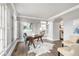 Cozy home office space with ample natural light and hardwood floors at 2125 Fairfax Dr, Alpharetta, GA 30009
