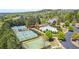 A complete view of the community pool, tennis courts, and pickleball courts at 347 Woodridge Pass, Canton, GA 30114