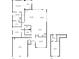 Detailed floor plan showcasing spacious layout with primary bedroom, office, and open kitchen-dining area at 347 Woodridge Pass, Canton, GA 30114