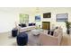 Bright living room features plush seating, fireplace, and large windows at 3554 Cherry Bloom Way, Decatur, GA 30034