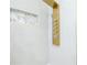 Close-up of a modern shower with gold hardware and multi-setting jets, and stylish tiling at 3554 Cherry Bloom Way, Decatur, GA 30034