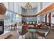 Spacious lounge area features stylish seating, high ceilings, and large windows offering abundant natural light at 860 Peachtree Ne St # 1010, Atlanta, GA 30308