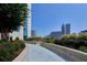 This rooftop terrace offers serene city views and well-manicured greenery for a peaceful outdoor escape at 860 Peachtree Ne St # 1010, Atlanta, GA 30308