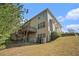 Large backyard with mature trees and private back deck at 1960 Dakota Nw Dr, Acworth, GA 30101