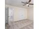 Bedroom featuring a large closet, neutral walls, and ceiling fan at 1960 Dakota Nw Dr, Acworth, GA 30101