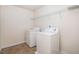 Laundry room with washer, dryer, and shelf at 1960 Dakota Nw Dr, Acworth, GA 30101