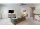 Open-concept living room with neutral colors and ample seating at 5138 Price Dr, Suwanee, GA 30024