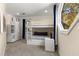 Cozy bedroom with bunk beds, built-in storage, and a unique window at 1020 Burton Ne Dr, Atlanta, GA 30329
