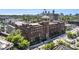 Aerial view of Ponce City Market, showcasing surrounding buildings and cityscape in Atlanta, Georgia at 978 North Ne Ave # 207, Atlanta, GA 30306